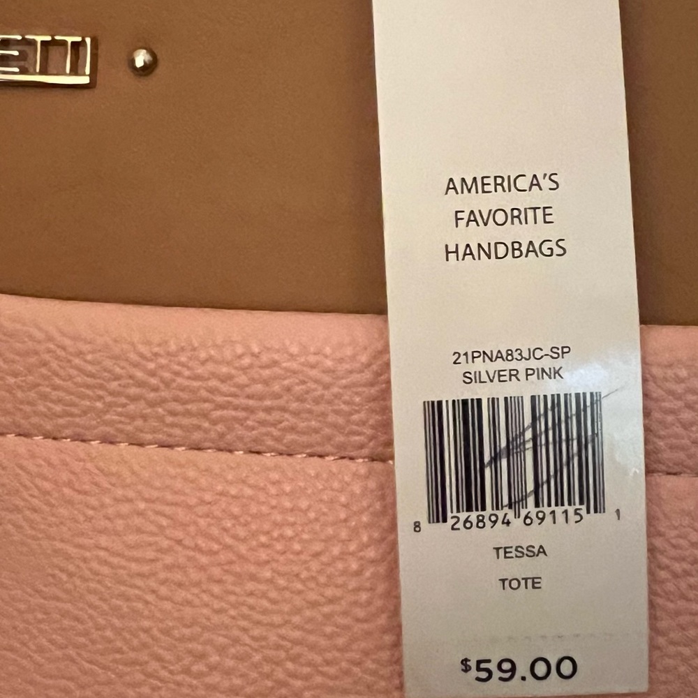 Rossetti handbag Pink and Tan new with tags - Picture 9 of 11